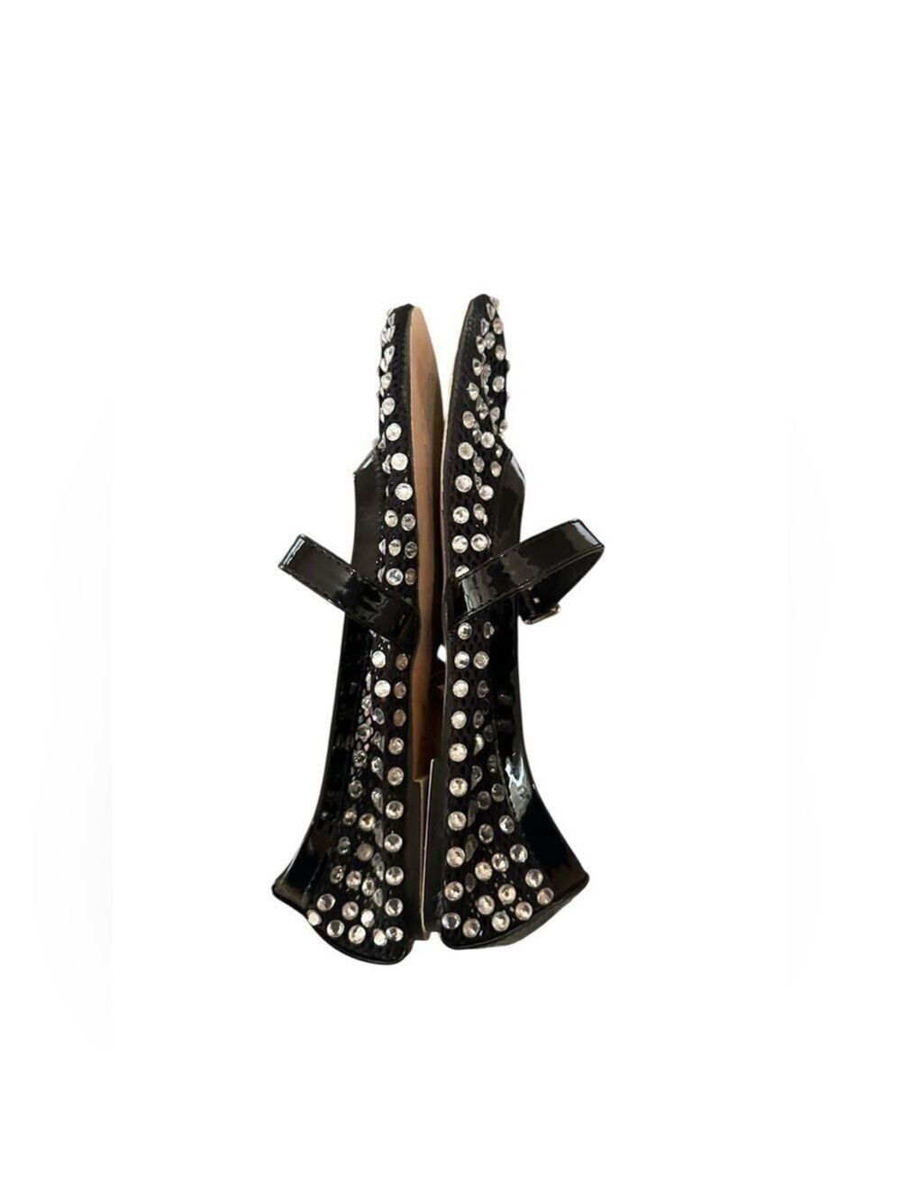 Lemonade Mesh Fabric Studded Mary Jane Flats Size 8 goth whimsigoth festival - Picture 6 of 8